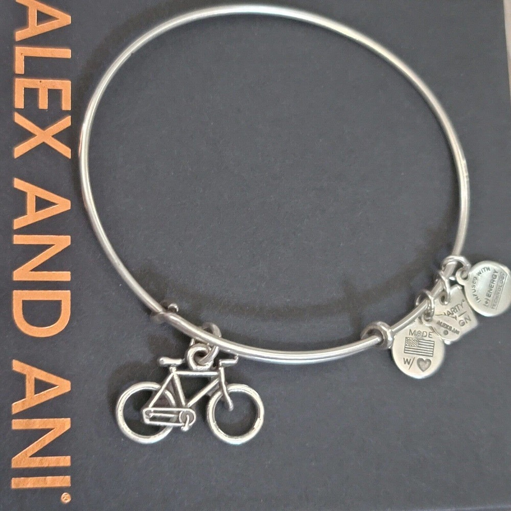 Alex and Ani Bicycle Charm Bracelet